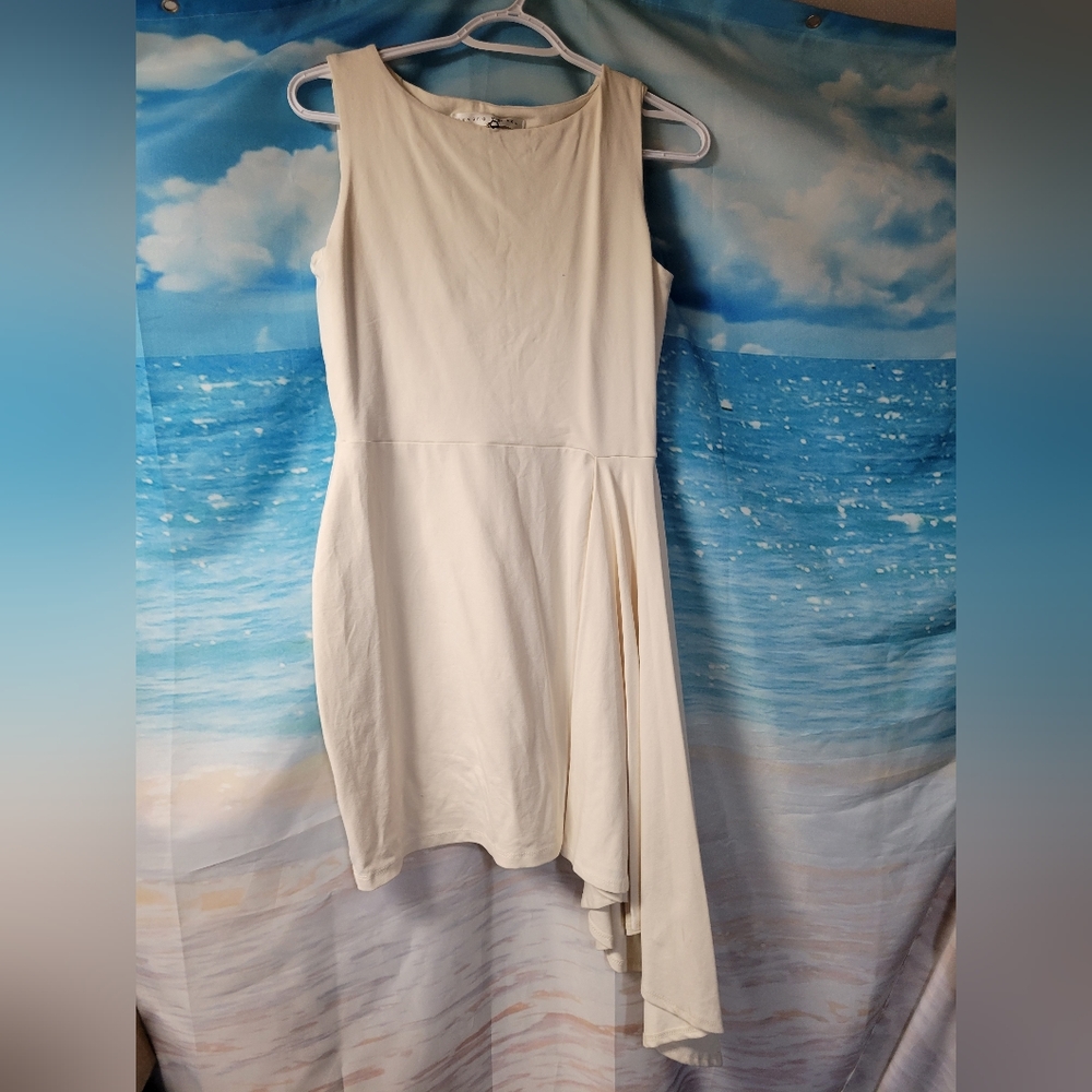 Susana Monaco NWT Size Small Porcelain Side‎ Drape Dress Sample Piece